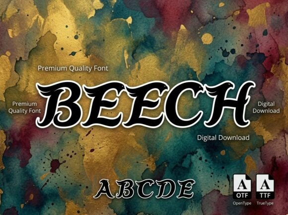 Beech: Soar Above the Competition with a Premium Display Font