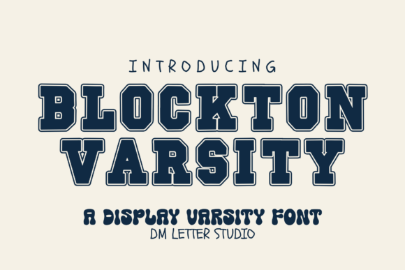 Blockton Varsity: A Bold and Versatile Display Font