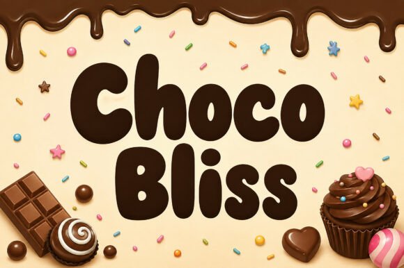 Choco Bliss: A Sweet and Playful Font