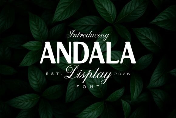 Discover the Elegance of Andala Font