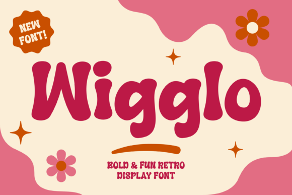 Discover Wigglo: A Bold and Playful Retro Display Font