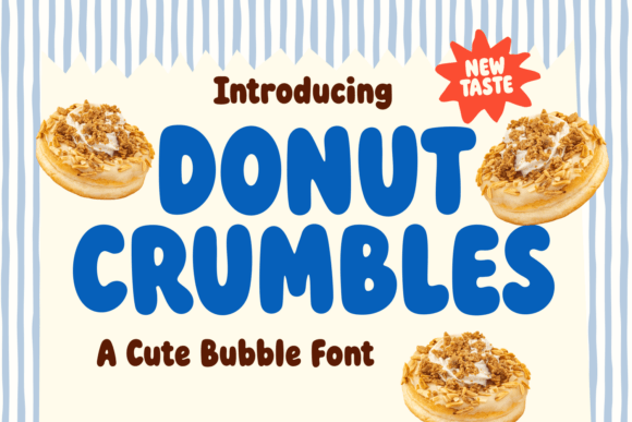 Donut Crumbles: A Sweet and Playful Font for Creative Projects