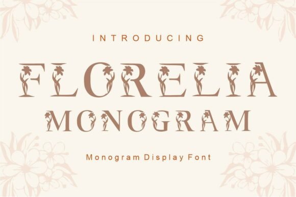 Elegant Florelia Monogram for Creative Projects