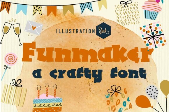 Get Creative with Funmaker: A Chunky Display Typeface for Handmade and Heartfelt Projects