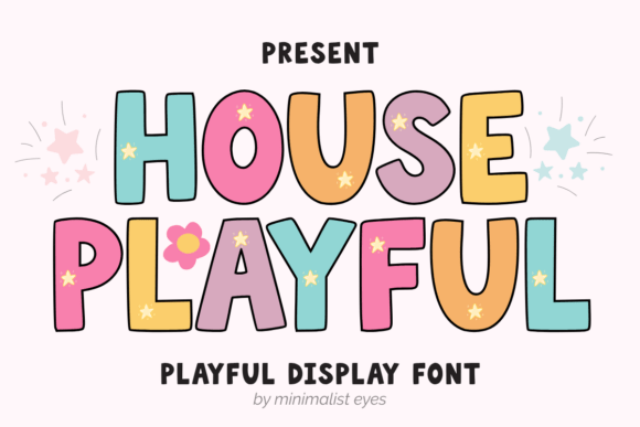 House Playful: A Whimsical and Charming Display Font for Heartfelt Messages