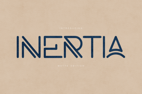 Inertia Matte Edition: A Modern Geometric Sans Serif for Contemporary Design