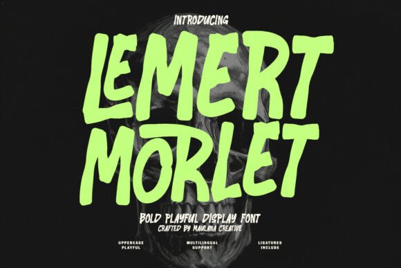 Lemert Morlet: A Bold, Creative Display Font