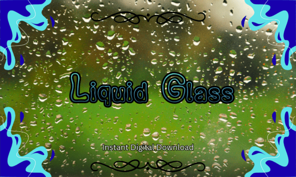Liquid Glass: A Modern Display Typeface for Creative Projects