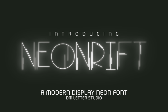 Neonrift: A Bold and Electric Display Font for Modern Design