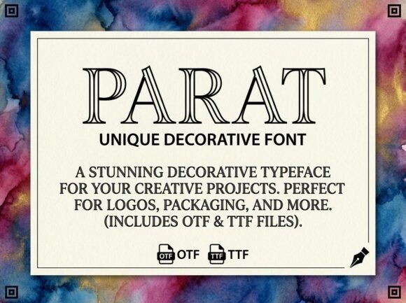 Rediscover Classical Sophistication with Parat: A Premier Display Serif Font