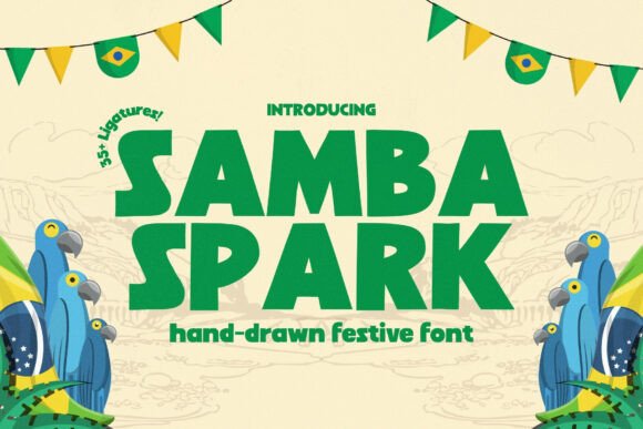Samba Spark: Ignite Your Designs with Vibrant, Festive Charm
