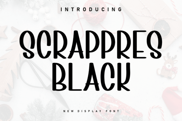 Scrappres Black: A Whimsical and Versatile Display Font for Handcrafted Projects