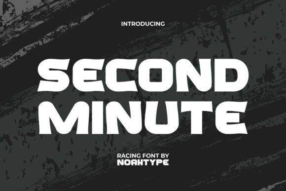 Second Minute: A Modern Display Racing Font for Diverse Design Needs