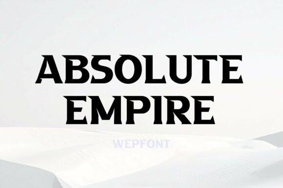 Unleash Creativity with Absolute Empire Typeface