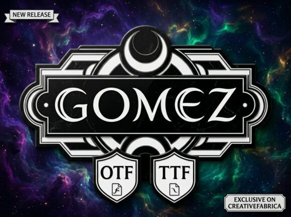 Unveiling the Enigmatic Charm of Gomez: A Gothic and Mystical Typeface